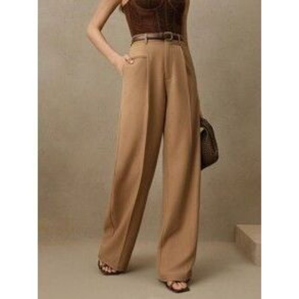 Anewsta Maillard Classic Straight Leg Casual Pants For Women, Suitable For New …
